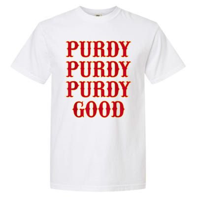 Purdy Good San Francisco Football Playoffs Garment-Dyed Heavyweight T-Shirt