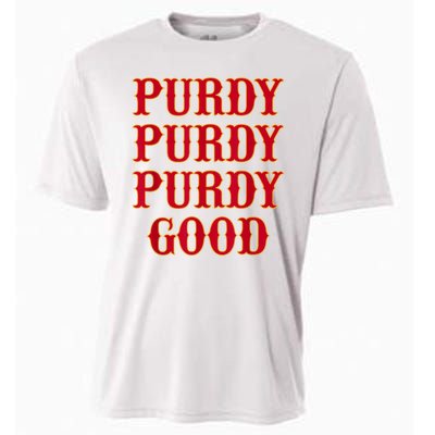 Purdy Good San Francisco Football Playoffs Cooling Performance Crew T-Shirt