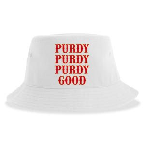 Purdy Good San Francisco Football Playoffs Sustainable Bucket Hat