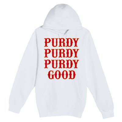 Purdy Good San Francisco Football Playoffs Premium Pullover Hoodie