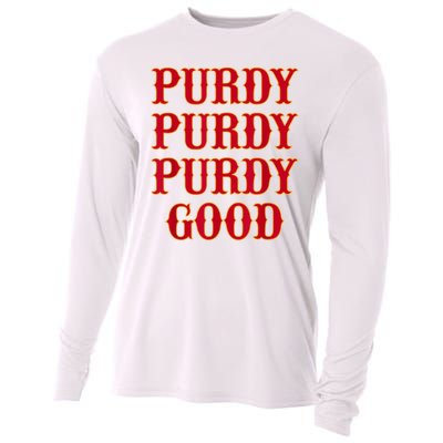 Purdy Good San Francisco Football Playoffs Cooling Performance Long Sleeve Crew