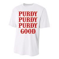 Purdy Good San Francisco Football Playoffs Performance Sprint T-Shirt