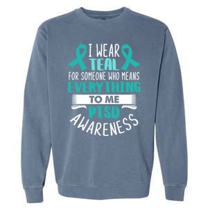 Postcute Gifttraumatic Stress Disorder Warrior Ptsd Awareness Month Gift Garment-Dyed Sweatshirt