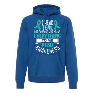 Postcute Gifttraumatic Stress Disorder Warrior Ptsd Awareness Month Gift Premium Hoodie