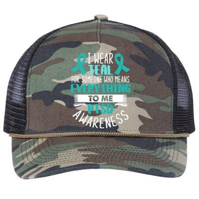 Postcute Gifttraumatic Stress Disorder Warrior Ptsd Awareness Month Gift Retro Rope Trucker Hat Cap