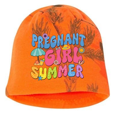 Pregnant Girl Summer Kati - Camo Knit Beanie