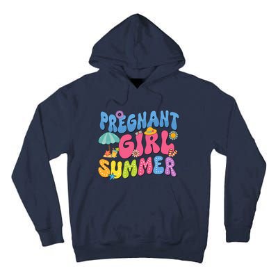 Pregnant Girl Summer Tall Hoodie