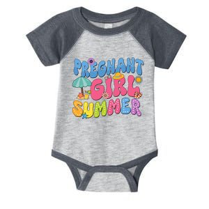 Pregnant Girl Summer Infant Baby Jersey Bodysuit