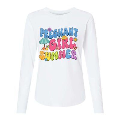 Pregnant Girl Summer Womens Cotton Relaxed Long Sleeve T-Shirt