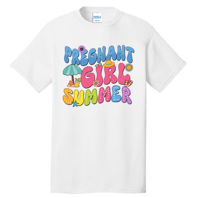 Pregnant Girl Summer Tall T-Shirt