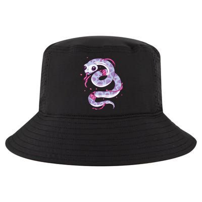 Pastel Goth Snake Creepy Serpent Kawaii Emo Nu Goth Cool Comfort Performance Bucket Hat