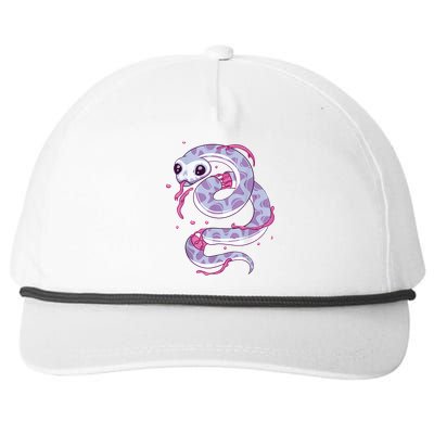 Pastel Goth Snake Creepy Serpent Kawaii Emo Nu Goth Snapback Five-Panel Rope Hat