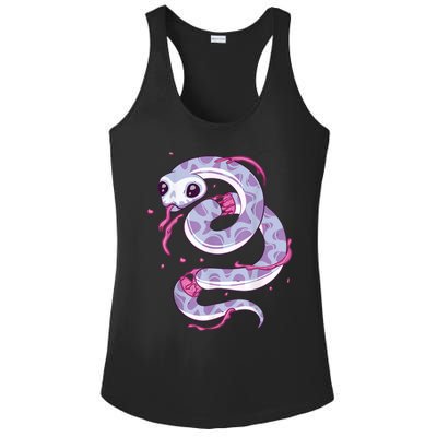 Pastel Goth Snake Creepy Serpent Kawaii Emo Nu Goth Ladies PosiCharge Competitor Racerback Tank