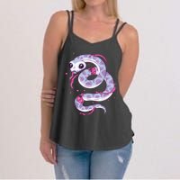 Pastel Goth Snake Creepy Serpent Kawaii Emo Nu Goth Women's Strappy Tank