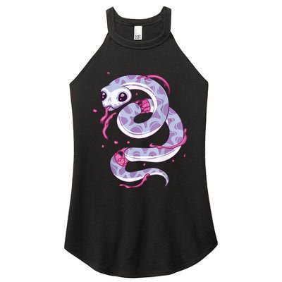 Pastel Goth Snake Creepy Serpent Kawaii Emo Nu Goth Women's Perfect Tri Rocker Tank