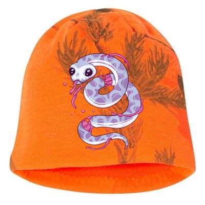 Pastel Goth Snake Creepy Serpent Kawaii Emo Nu Goth Kati - Camo Knit Beanie