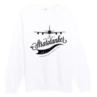 Passing Gas Since 1957 Kc135 Tanker Airplane Premium Crewneck Sweatshirt