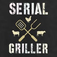 Pitmaster Grilling Serial Griller Pit Grandpa Brisket Patio 7 Panel Mesh Trucker Snapback Hat
