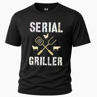 Pitmaster Grilling Serial Griller Pit Grandpa Brisket Patio Performance Shirt