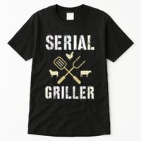 Pitmaster Grilling Serial Griller Pit Grandpa Brisket Patio Tall T-Shirt