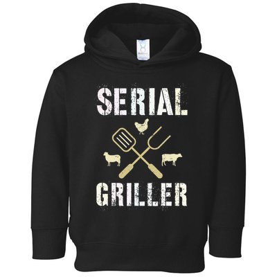 Pitmaster Grilling Serial Griller Pit Grandpa Brisket Patio Toddler Hoodie