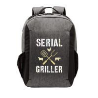 Pitmaster Grilling Serial Griller Pit Grandpa Brisket Patio Vector Backpack