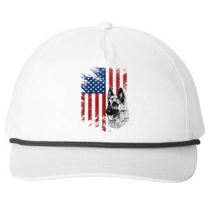 Patriotic German Shepherd Usa American Flag Dog Pet Tank Top Snapback Five-Panel Rope Hat