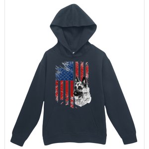 Patriotic German Shepherd Usa American Flag Dog Pet Tank Top Urban Pullover Hoodie