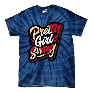 Pretty Girl Swag Cool Swag Team Matching Gift Idea Matching Sneaker Tie-Dye T-Shirt