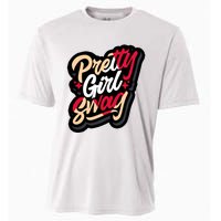 Pretty Girl Swag Cool Swag Team Matching Gift Idea Matching Sneaker Cooling Performance Crew T-Shirt