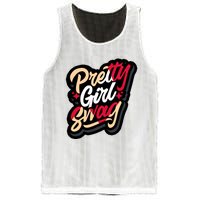 Pretty Girl Swag Cool Swag Team Matching Gift Idea Matching Sneaker Mesh Reversible Basketball Jersey Tank