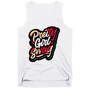 Pretty Girl Swag Cool Swag Team Matching Gift Idea Matching Sneaker Tank Top