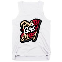 Pretty Girl Swag Cool Swag Team Matching Gift Idea Matching Sneaker Tank Top