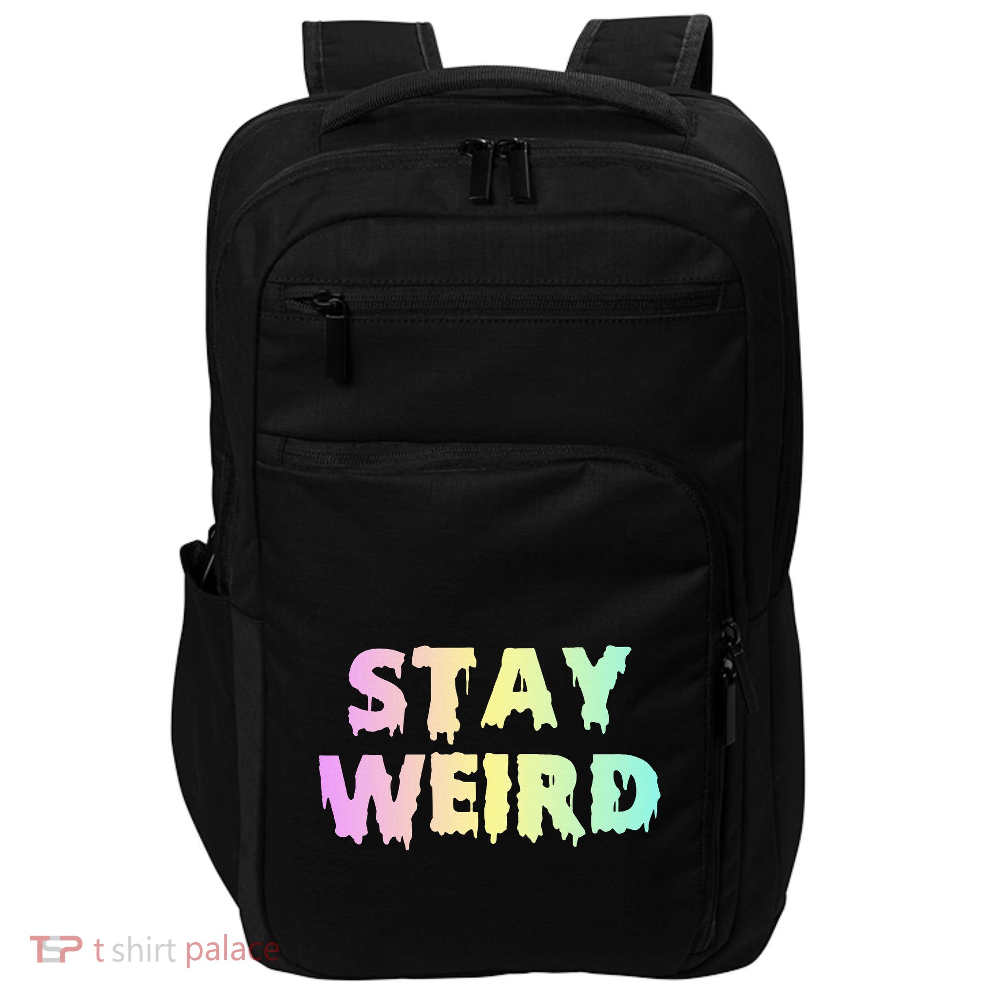 Pastel Goth Stay Weird Impact Tech Backpack