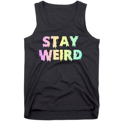 Pastel Goth Stay Weird Tank Top