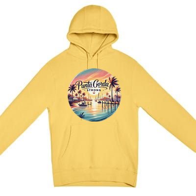 Punta Gorda Strong Milton Relief Premium Pullover Hoodie