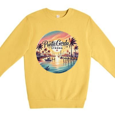 Punta Gorda Strong Milton Relief Premium Crewneck Sweatshirt