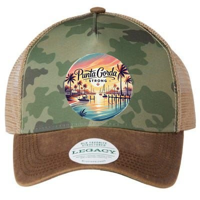 Punta Gorda Strong Milton Relief Legacy Tie Dye Trucker Hat