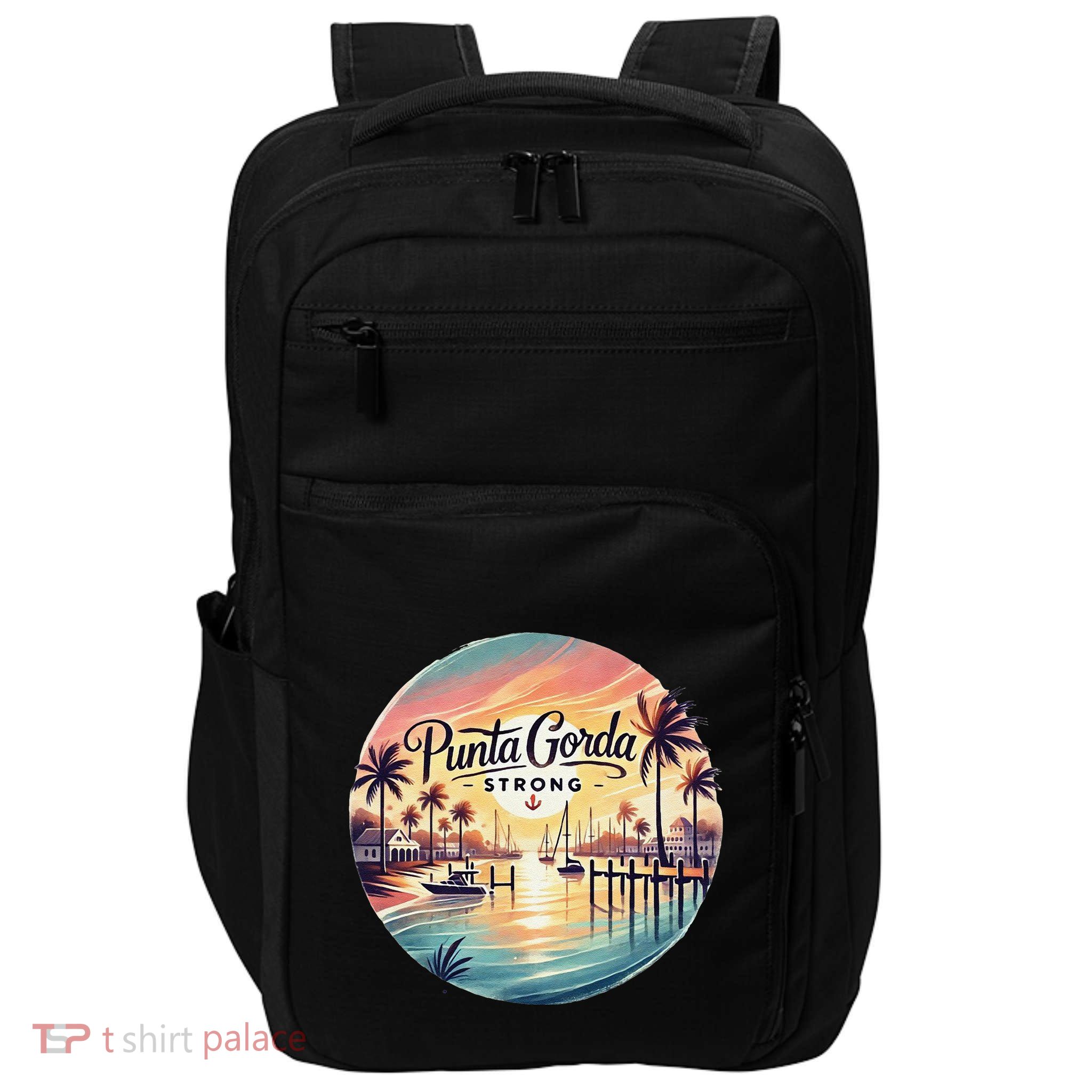 Punta Gorda Strong Milton Relief Impact Tech Backpack