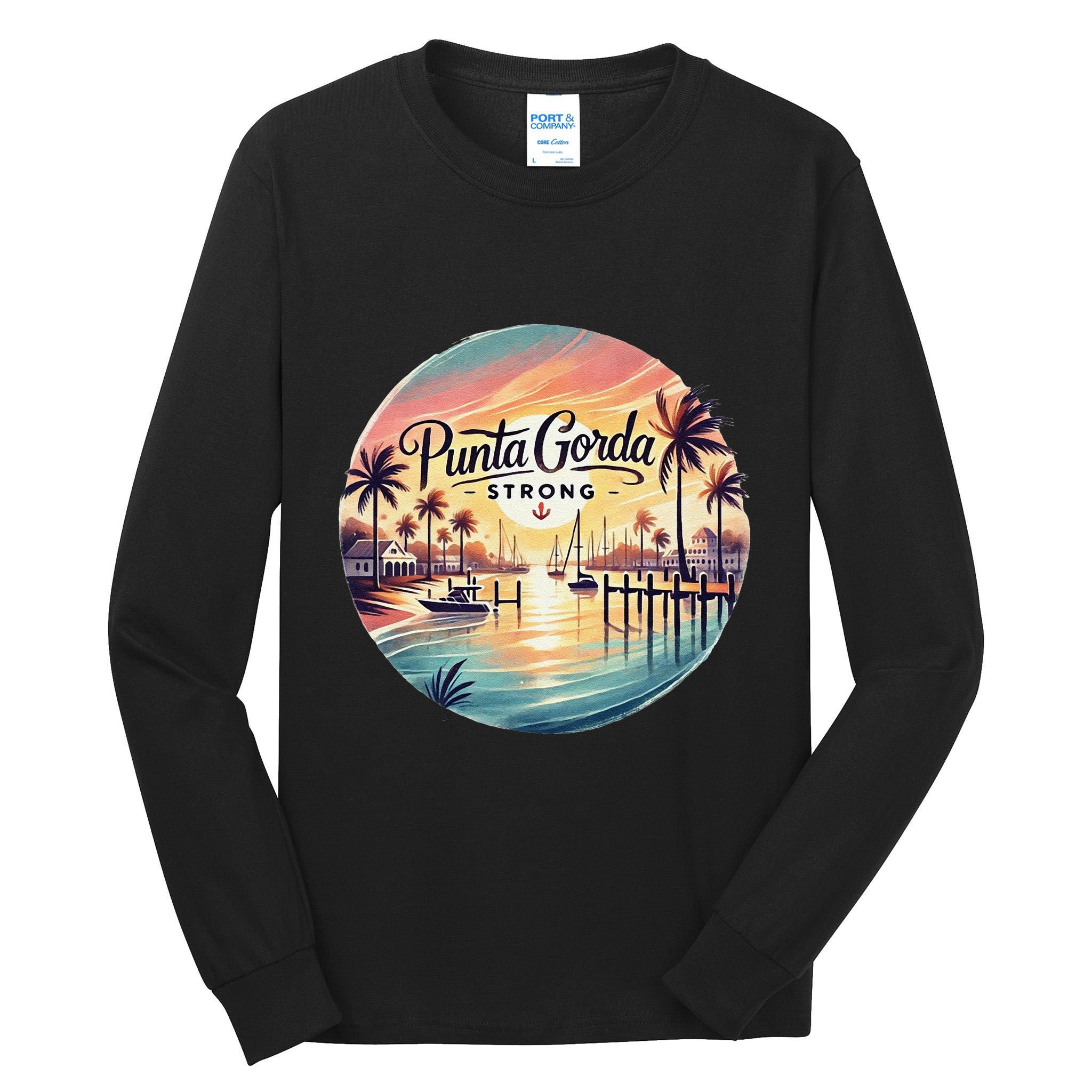 Punta Gorda Strong Milton Relief Tall Long Sleeve T-Shirt