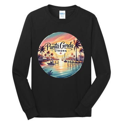 Punta Gorda Strong Milton Relief Tall Long Sleeve T-Shirt