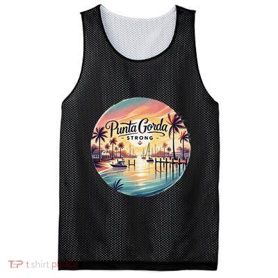 Punta Gorda Strong Milton Relief Mesh Reversible Basketball Jersey Tank