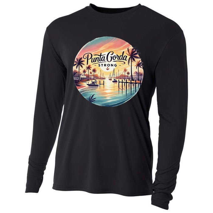 Punta Gorda Strong Milton Relief Cooling Performance Long Sleeve Crew