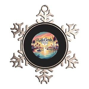 Punta Gorda Strong Milton Relief Metallic Star Ornament