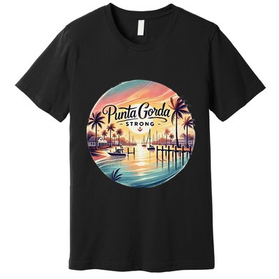 Punta Gorda Strong Milton Relief Premium T-Shirt