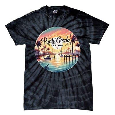 Punta Gorda Strong Milton Relief Tie-Dye T-Shirt