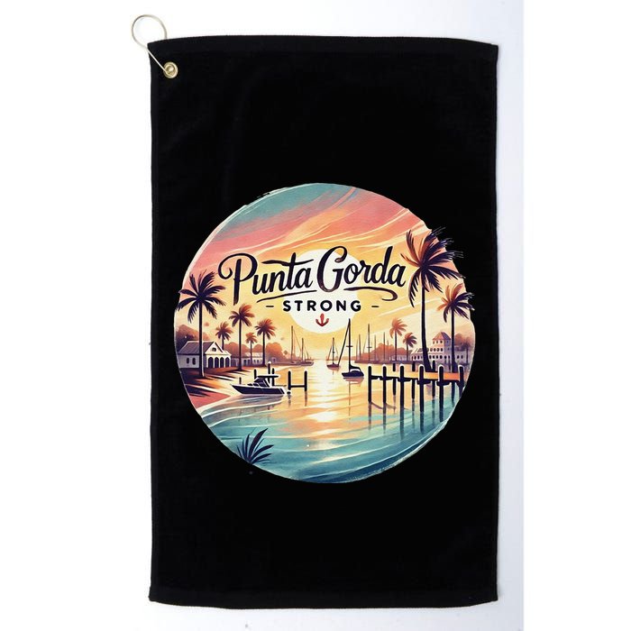 Punta Gorda Strong Milton Relief Golf Towel