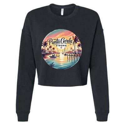 Punta Gorda Strong Milton Relief Cropped Pullover Crew