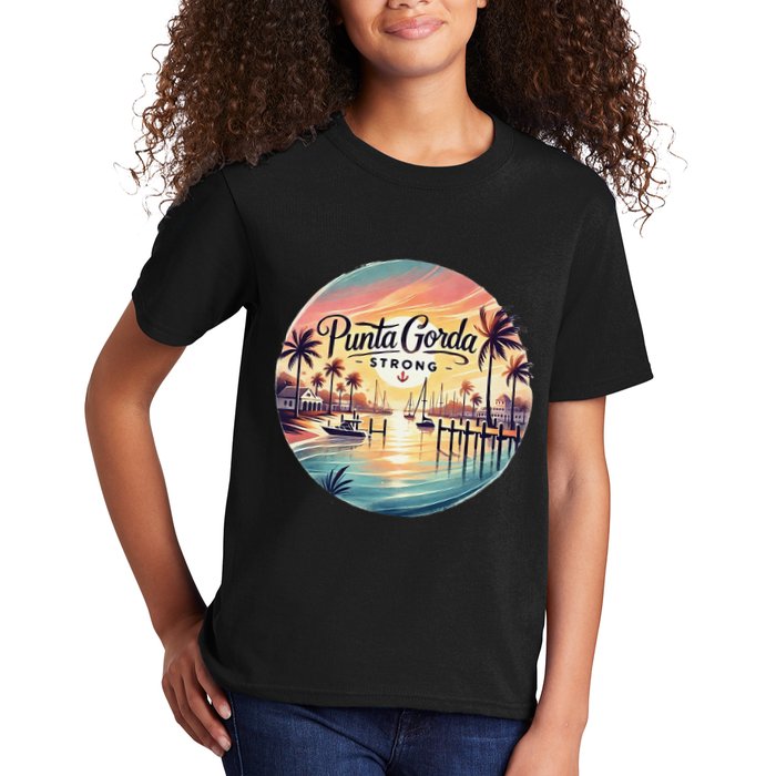 Punta Gorda Strong Milton Relief Kids T-Shirt