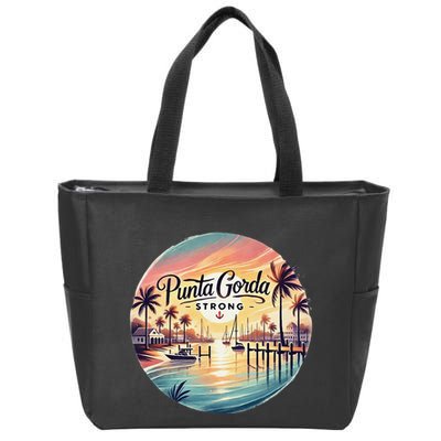 Punta Gorda Strong Milton Relief Zip Tote Bag